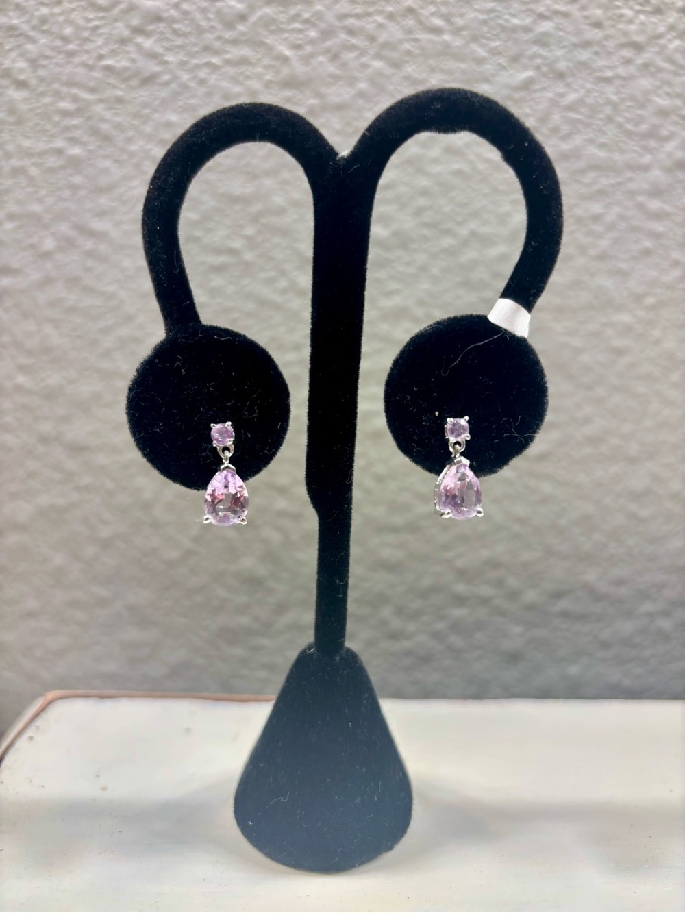 D’Joy Rose de France Amethyst 2.20 ctw Earrings